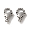 Tarnish Resistant 304 Stainless Steel Lobster Claw Clasps X-STAS-R050-11x7mm-1