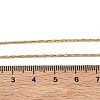 1.2MM 304 Stainless Steel Boston Link Chain Necklaces NJEW-D328-01G-01-3