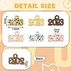 150 Pieces 2023 Year Charms for Graduation Tassel Graduation Charm Pendant Mixed Color for Jewelry Necklace Bracelet Earring Making Crafts JX272A-7