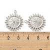 304 Stainless Steel Pendants STAS-L278-014P-3