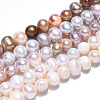 Natural Cultured Freshwater Pearl Beads Strands PEAR-N013-05I-3