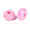 Opaque Acrylic European Beads OACR-E033-23K-2
