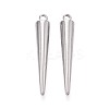 304 Stainless Steel Pendants STAS-T075-22A-P-1