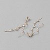 Alloy Horse Eye Dangle Stud Earrings EJEW-WH0004-191KCG-2