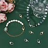 8Pcs 2 Colors Brass Lobster Claw Clasps FIND-PH0026-19-2