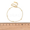304 Stainless Steel Satellite Chains Bracelets BJEW-M096-02A-G-2