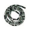 Natural Moss Agate Beads Strands G-A129-3mm-01-5