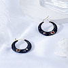 1Pair Alloy Rhinestone Hoop Earrings EJEW-LP0012-05A-3