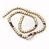 Electroplate Non-magnetic Synthetic Hematite Bead Strands G-F300-24B-03-2