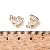 Brass Micro Pave Cubic Zirconia Pendants KK-A259-18G-02-3