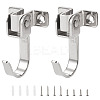 2 Sets Stainless Steel Hook Hangers STAS-HP0001-01A-2