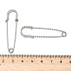 304 Stainless Steel Safety Pins Brooch Findings STAS-K252-11E-P-3