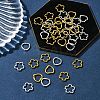 50Pcs Tibetan Style Alloy Bead Frame TIBEB-FS0001-11AS-8