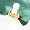 304 Stainless Steel Rhinestone Rotating Finger Rings LS-RJEW-A074-01A-G-3