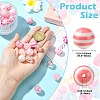 100Pcs Transparent & Opaque Acrylic Beads SACR-CJ0001-85-2
