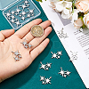 16Pcs 201 Stainless Steel Pendants STAS-DC0016-89P-3