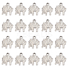 20Pcs 304 Stainless Steel Charms STAS-UN0035-08-1