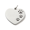 Non-Tarnish 304 Stainless Steel Pendants LS-STAS-E152-01P-2