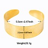 Stylish European and American Texture 304 Stainless Steel Cuff Bangles for Women BL1695-2-1
