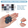 225g 17 Style Glass Seed Glass Bugle & Round Beads SEED-DC0001-02A-2