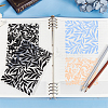 2Pcs 2 Styles Plastic Embossing Folders DIY-CP0008-88-3
