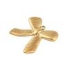 Ion Plating(IP) 304 Stainless Steel Pendants STAS-S125-02G-03-2
