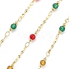 Brass Round Link Chains KK-D368-01G-F-1