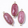 Natural Rhodochrosite Links Connectors X-G-R472-03G-1