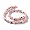 Handmade Porcelain Ceramic Beads Strands LAMP-B021-06G-3