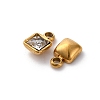 Ion Plating(IP) 304 Stainless Steel Rhinestone Pendants STAS-B090-02G-09-2
