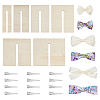 6Pcs Wooden Bowknot Making Template DIY-NB0014-47-1