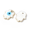 Brass Enamel Pendants KK-A176-04G-05-1