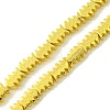 Electroplated Synthetic Non-Magnetic Synthetic Hematite Beads Strands G-I360-Q01-01-1