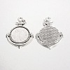 Anchor Tibetan Style Alloy Big Pendant Cabochon Bezel Settings LS-PALLOY-K109-18AS-RS-2