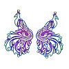 Ion Plating(IP) 201 Stainless Steel Filigree Big Pendants STAS-S118-015-2