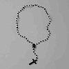 PVC Rosary Bead Necklaces NJEW-WH0016-15F-1