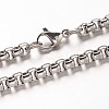 Non-Tarnish 304 Stainless Steel Box Chains Necklaces NJEW-O066-23-1