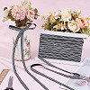 50Yards Stripe Pattern Printed Grosgrain Ribbons for Gift Packing SRIB-HY0001-11-3