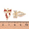 Alloy Rhinestone Pendants PALLOY-T092-22G-3