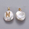 Natural Cultured Freshwater Pearl Pendants KK-L187-A-01N-2