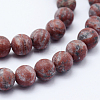 Natural Sesame Jasper/Kiwi Jasper Beads Strands G-F518-23-8mm-3