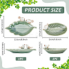2Pcs 2 Style Ceramic Jewelry Plates AJEW-PH0006-43A-4