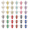 Acrylic & Alloy Connector Charms PALLOY-GO00019-1