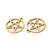 201 Stainless Steel Pendants STAS-K251-072G-2