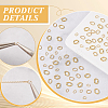 180Pcs 3 Styles 304 Stainless Steel Open Jump Rings STAS-UN0060-99-5