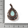 Natural & Synthetic Mixed Gemstone Pendants G-A297-05R-4
