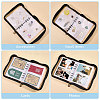Transparent PVC Jewelry Organizer Storage Zipper Books ABAG-WH0063-114-7