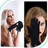 Bowknot Polyester Lace Gloves DIY-WH0888-539A-5
