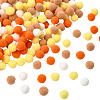 400Pcs 4 Colors Polyester Pom Pom Balls DIY-SC0031-37D-1