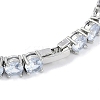 Rack Plating Brass Micro Pave Cubic Zirconia Chain Bracelets BJEW-P341-06A-P-3